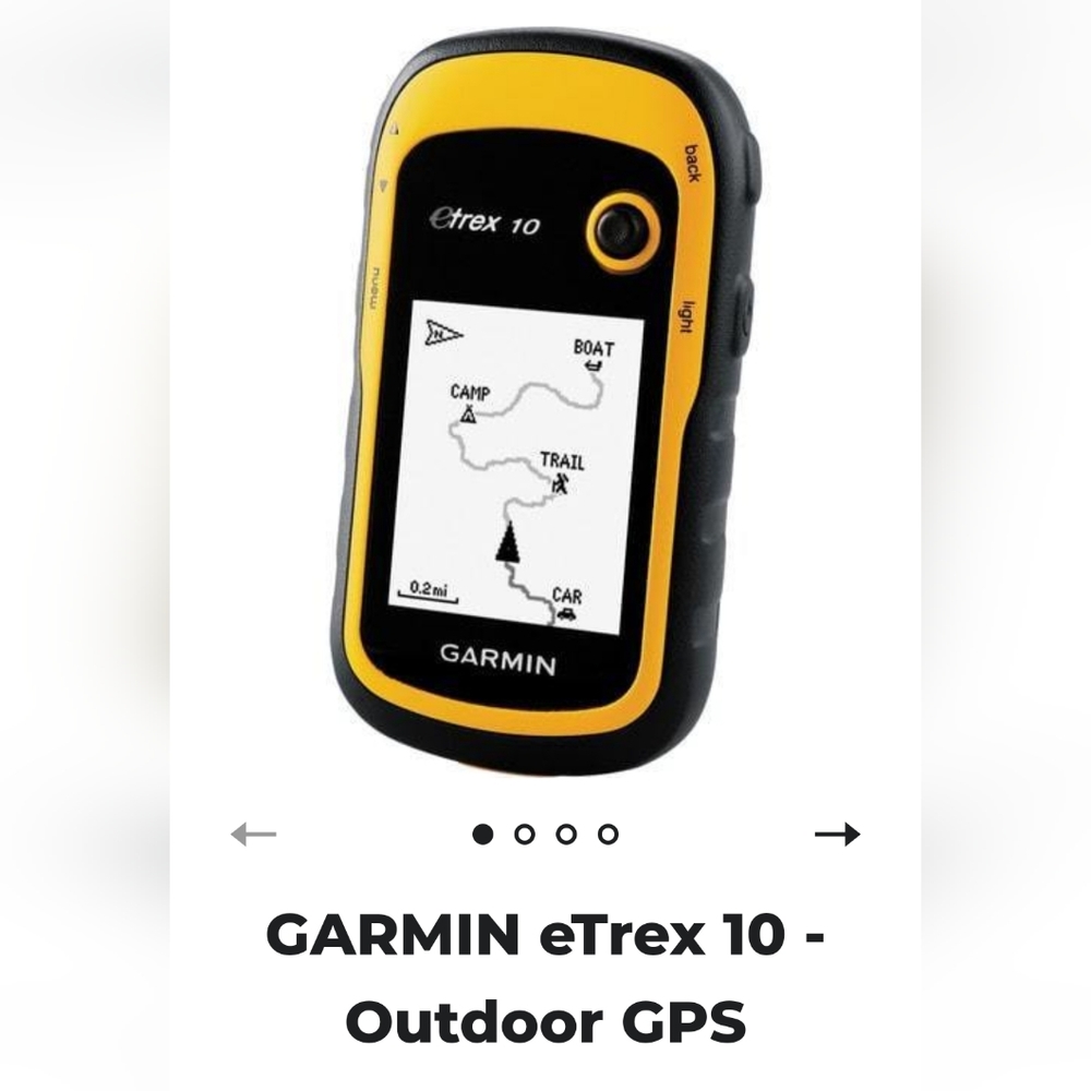 Garmin eTrex 10 Handheld GPS